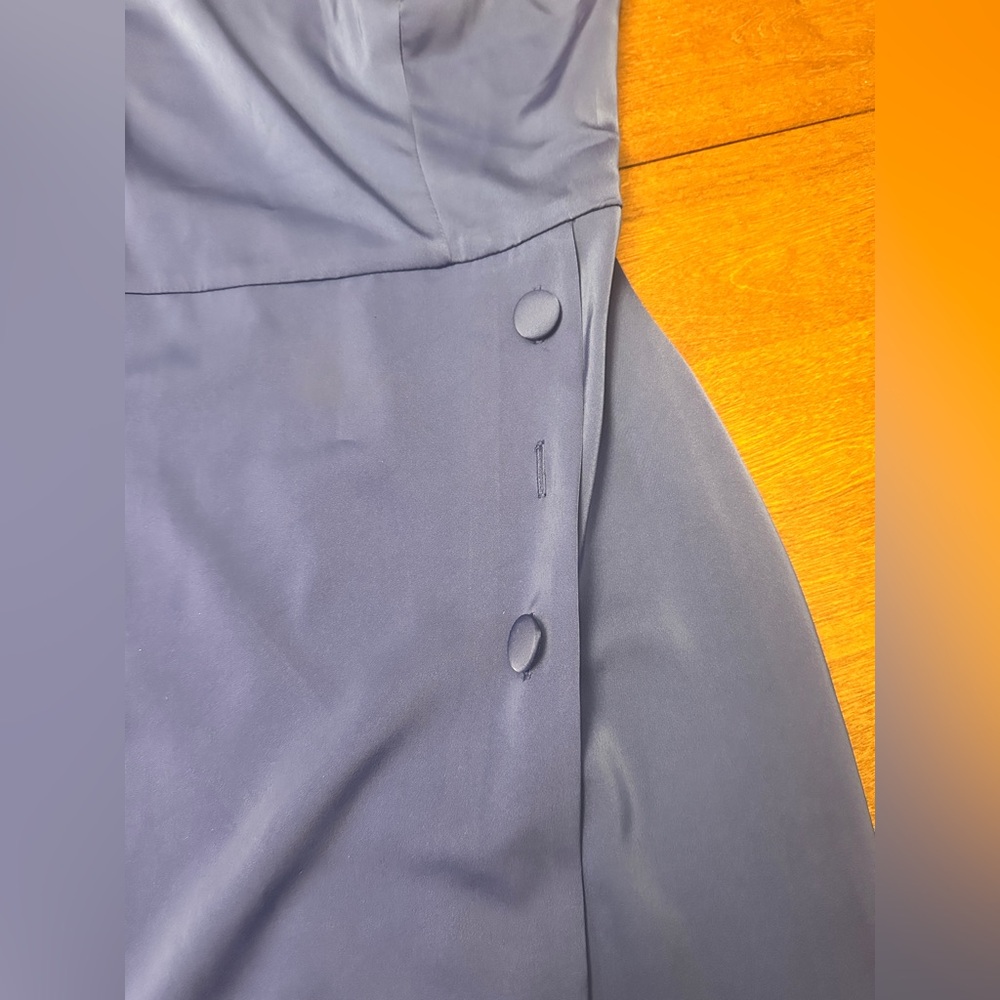 NBD One-Shoulder Dress in Blue - Picture 5 of 9